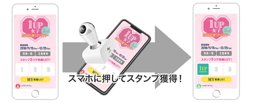 スマートフォンに直接押せる電子スタンプ『Raklu（ラクル）』を
『相席屋』全国５４店舗のスタンプラリーに提供