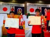 日本一を獲得した2名のいしど式在籍生徒