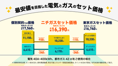 ニチガス、業界最安値を目指す新プラン「でガ割」でご家庭など低圧向け電気小売事業に本格参入！
