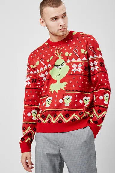 [MENS]The Grinch グラフィックセーター ￥3,990(税抜)