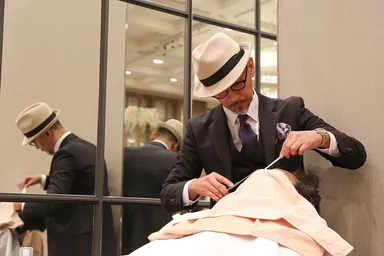 ヒゲ倶楽部デモンストレーション(丸山)