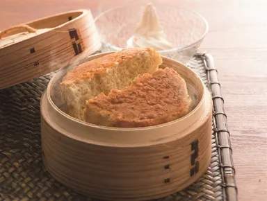 ジャスミン茶の蒸籠蒸しシフォン