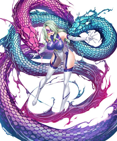 スネークレディ　イラスト