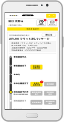 住宅ローン進捗のプロセスを「見える化」する「ARUHI navi」を導入