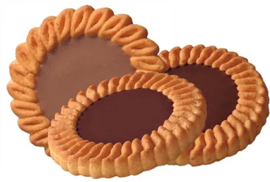 チョコ＆コーヒービスケット生地