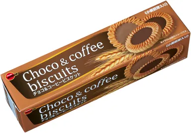 チョコ＆コーヒービスケット横斜