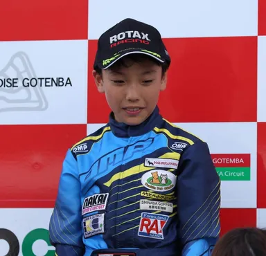 表彰台・インタビュー