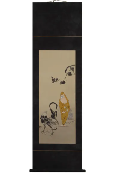 ねずみ男と若冲鶏図