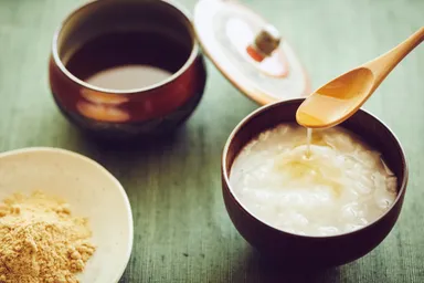 【界 アルプス】おめざがゆ