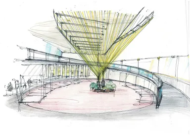 会場内インスタレーションは橋本 夕紀夫氏が担当