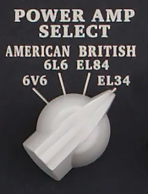 「パワーアンプ・セレクト」つまみ