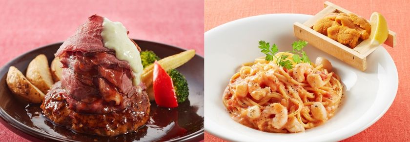 【ジョナサンは腹ペコさんを応援します！】
“ビーフ”と“シーフード”のWマウンテンを登頂せよ
- 「よくばりダイニング」フェア開催 -