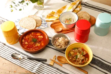 サーモススープジャーを使った調理例