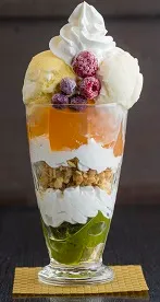 冷やしあめパフェ