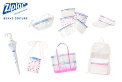 Ziploc × BEAMS COUTURE　異色コラボで海外にまで話題を創出した「透明ファッション」アイテムの追加販売が決定