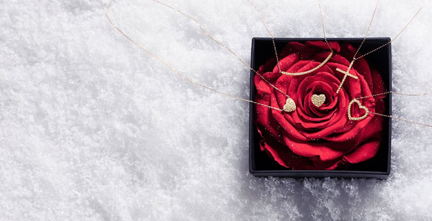 バラ×ダイヤモンドで最高の自分へのご褒美やクリスマスギフトに
「フラワージュエリーホワイトクリスマスプチエディション」
EIKAから11月15日（木）より発売
