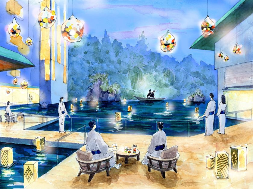 青森県・大鰐温泉
星野リゾート　界 津軽
2019年4月1日リニューアルオープン
～「津軽四季の水庭」が誕生し、全室がご当地部屋「津軽こぎんの間」へ～