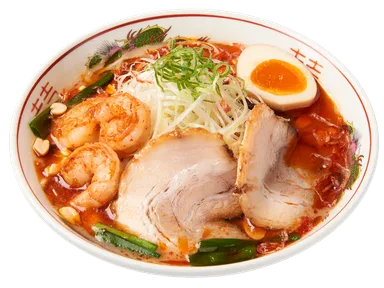 二代目 博多 だるま「海老麻辣麺」