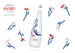 【evian(R) ×イネス・ロンジェビアル】evian(R)のストーリーからインスピレーションを受けた若手フランス人アーティストがデザイン新しい限定ボトル2019年元日発売！