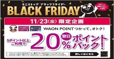 ブラックフライデーＷＡＯＮ