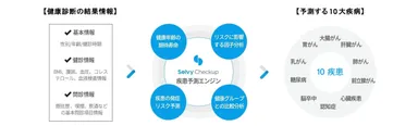 Selvy Checkupのシステムフロー