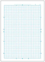 5mm方眼罫(中心リーダー入り)