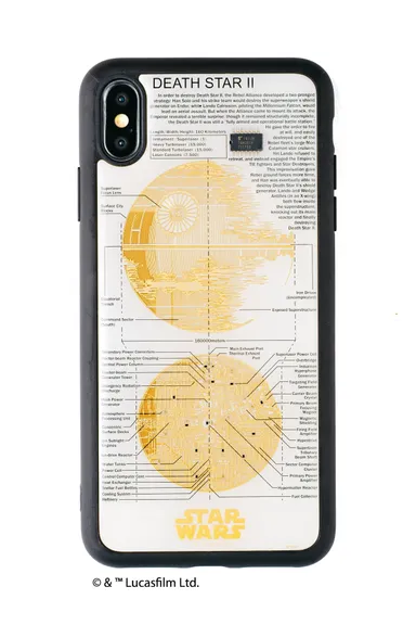 iPhoneXS Maxケース デススター 白