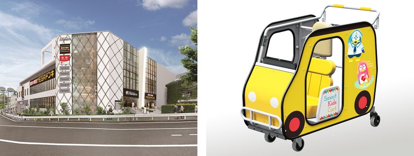 “こどもは楽しく、ママはゆっくりお買い物”
国内初！キッズ向けIoTカート【Smart Kids Cart】
ドン・キホーテ新店舗に導入