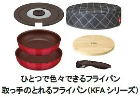 サーモス 取っ手のとれるフライパン(KFAシリーズ)