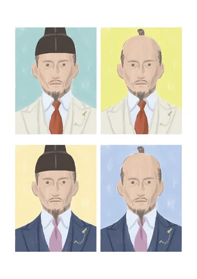 山崎 真理子　イラスト