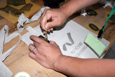 山の教室_草木染めバッグ作り