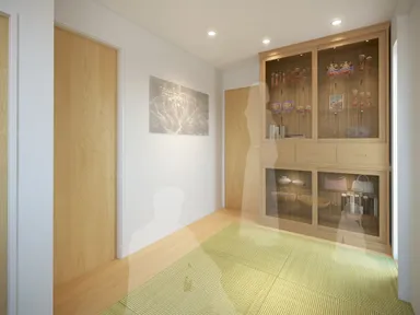 パース_1階ゲストルーム