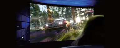 レースゲーム専用モードで五感を刺激