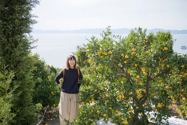 中村樹里子さん　西宇和にて