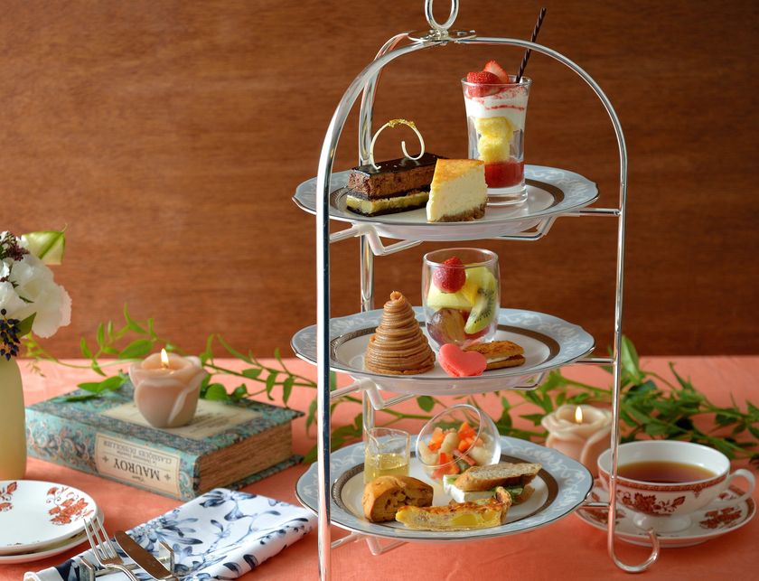 【第一ホテル東京】ヨーロピアンテイスト漂うロビーで優雅なひと時を
英国式「アフタヌーンティーセット」リニューアル
2018年12月1日（土）より販売