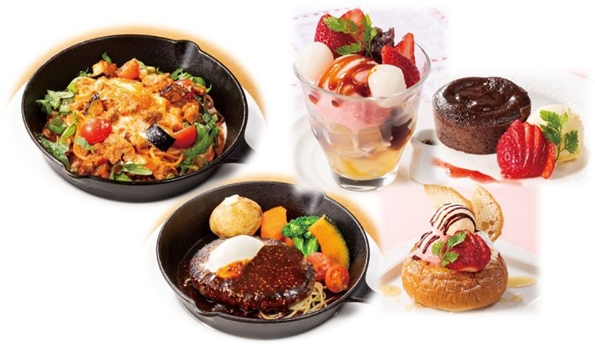 新宿中村屋Olive House　熱々デミソースのハンバーグと熱々チーズのスパゲティ「季節のおすすめフェア」 を開催！