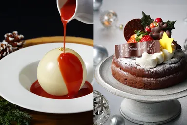 クリスマス仕様のメルティムーンに、濃厚ガトーショコラのケーキも期間限定で登場