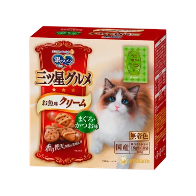 『銀のスプーン三ツ星グルメ お魚味クリームまぐろ・かつお味』