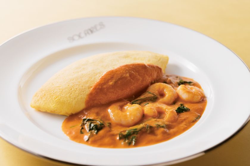 昔ながらの卵で包んだオムライスと、
中から半熟卵がこぼれ出すびっくりオムレツ！
ソラレスの洋食「オムライスフェア」
2018年12月1日（土）～2019年2月28日（木）
