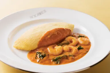 アメリケーヌソース×巻き込み卵