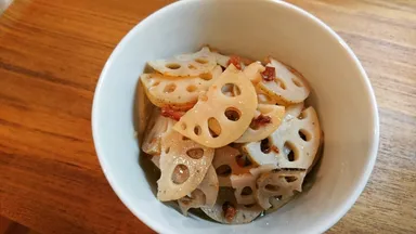 れんこんの梅煮