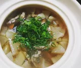 大根と豚肉と生姜のスープ
