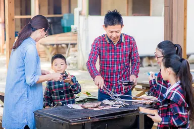 BBQは手ぶらで楽しめます