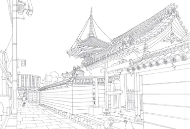 ＜塗り絵イメージ＞