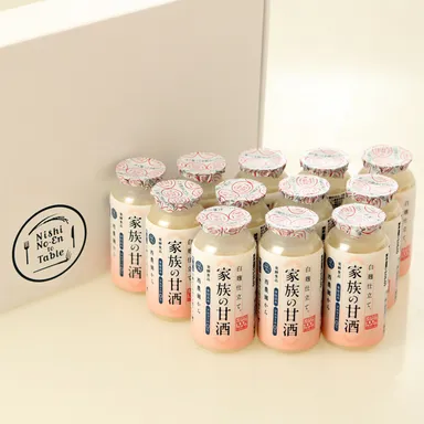 家族の甘酒　白麹仕立て 115g　12本入り