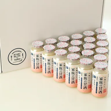 家族の甘酒  白麹仕立て 115g　21本入り