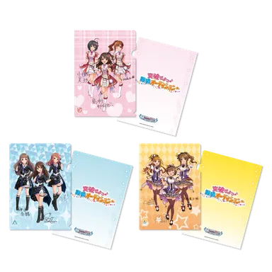 謎付きクリアファイル