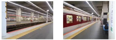 ホームドア上昇、降下画像