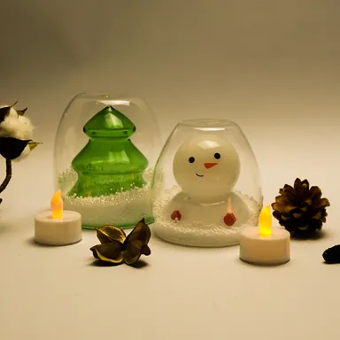 ツリーと雪だるま01