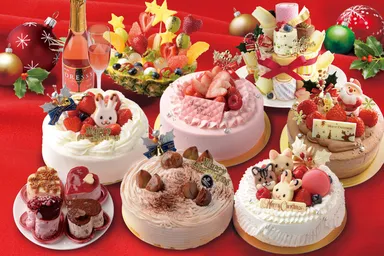 クリスマス予約ケーキ集合